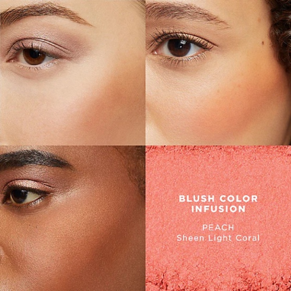 Laura Mercier Blush Color Infusion 6g Peach Sheen Coral Cheek Buildable Spring - Picture 4 of 10